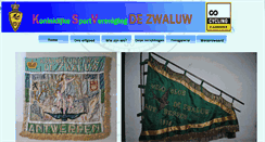 Desktop Screenshot of ksvdezwaluw.be